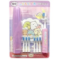 画像3: こどもハピカ はじめてセットキャラクター 電動歯ブラシ 本体 + 替ブラシ6本 HAPICA Electric Character Toothbrush Holder + Brush 6 piece (3)