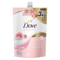 画像1: Dove (ダヴ) ボディウォッシュ ピーチ＆スイートピー 詰替え用 3kg Dove Body Wash Peach Refill 3kg (1)