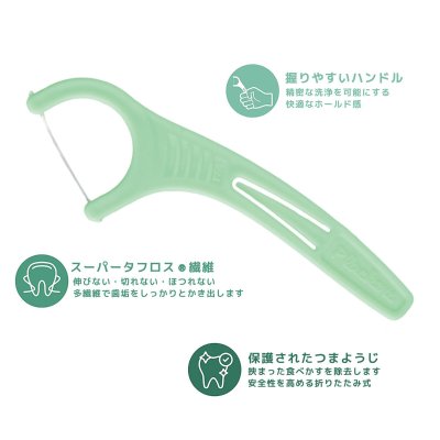 画像2: プラッカーズ・デンタルフロス 75本 Plackers Dental Floss 75PC