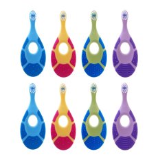 画像2: ジョーダン Step1 0-2才用 歯ブラシ 8本 Jordan Step1 kids toothbrush 8count for Age 0 to 2years (2)