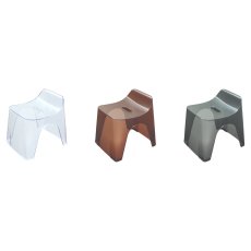 画像2: ヒューバス バスチェアークリア 高さ25cm Hubath Bath Stool Clear H25cm (2)