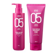 画像1: アモス トゥルーリペア シャンプー&トリートメント セット amos True Repair Shampoo & Treatment Set (1)