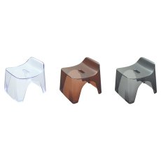 画像2: ヒューバス バスチェアークリア 高さ20cm Hubath Bath Stool Clear H20cm (2)