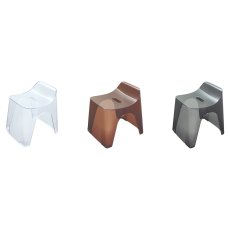 画像2: ヒューバス バスチェアークリア 高さ30cm Hubath Bath Stool Clear H30cm (2)