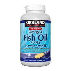 画像1: カークランドシグネチャー フィッシュオイル オメガ3 180 粒 Kirkland Signature Fish Oil Omega3 180 Count (1)