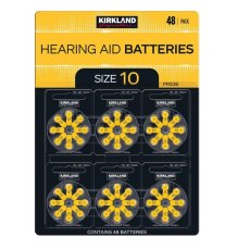 画像1: カークランドシグネチャー 補聴器用空気電池 10A/PR536 48粒 Kirkland Signature Hearing Aid Battery 10A/PR536 48 Cells (1)