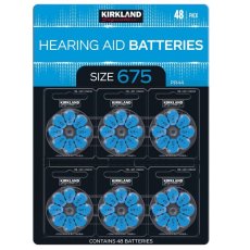 画像1: カークランドシグネチャー 補聴器用空気電池 675/PR44 48粒 Kirkland Signature Hearing Aid Battery 675/PR44 48 Cells (1)