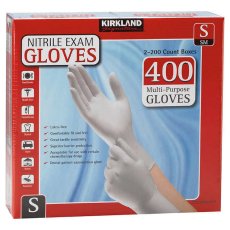 画像2: カークランドシグネチャー ニトリルグローブ S 400枚 Kirkland Signature Nitrile Gloves Size S 400 count (2)