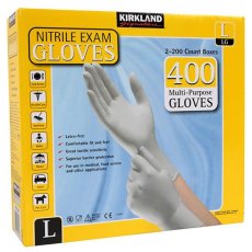 画像2: カークランドシグネチャー ニトリルグローブ L 400枚 Kirkland Signature Nitrile Gloves Size L 400 count (2)