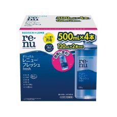 画像2: ボシュロム レニュー フレッシュ 500mL x 4 本 + 120mL x 2 本 Bausch + Lomb Renu Fresh Solution 500mL x 4 Bottles + 120mL x 2 Bottles (2)