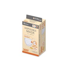 画像1: アイリスオーヤマ ディスポーザブルマスク 学童サイズ 30枚 IRIS OHYAMA Disposable Mask Kids Size 30 Count (1)