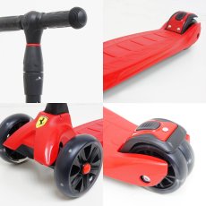 画像3: 池商 スクーデリア・フェラーリ ツイストスクーター レッド 高さ65.9-82.3cm Ikesho Scuderia Ferrari Twist Scooter Red H 65.9-82.3cm (3)