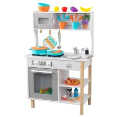 画像1: キッドクラフト 初めてのキッチン KidKraft All Time Play Kitchen With Accessories (1)