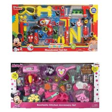 画像1: ミッキー&ミニーごっこ遊び ロールプレイセット Mickey & Minnie Role Play Set (1)