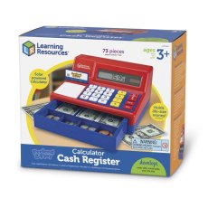 画像4: ラーニングリソーシズ キャッシュレジスター 米ドル付き Learning Resources Pretend & Play Calculator Cash Register (4)