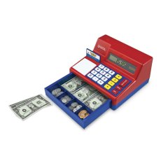 画像1: ラーニングリソーシズ キャッシュレジスター 米ドル付き Learning Resources Pretend & Play Calculator Cash Register (1)