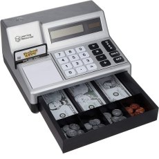 画像2: ラーニングリソーシズ おもちゃのレジスター シルバー Learning Resources Toy Cash Register Silver (2)