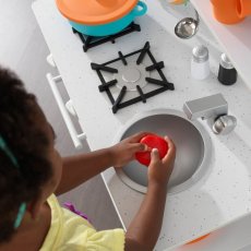 画像5: キッドクラフト 初めてのキッチン KidKraft All Time Play Kitchen With Accessories (5)