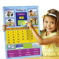 画像2: ラーニングリソーシズ 楽しく学ぶ！ マグネットえいごカレンダー Learning Resources Magnetic Learning Calendar (2)