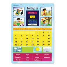 画像1: ラーニングリソーシズ 楽しく学ぶ！ マグネットえいごカレンダー Learning Resources Magnetic Learning Calendar (1)