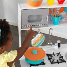 画像4: キッドクラフト 初めてのキッチン KidKraft All Time Play Kitchen With Accessories (4)