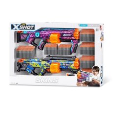 画像2: Zuru エックスショット スキンズ ラストスタンド ダーツブラスター 2個パック Zuru X-Shot Skins Last Stand Dart Blaster 2 Pack (300 Darts) (2)