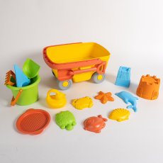 画像2: J'ADORE 砂遊びのワゴン 16個セット J'ADORE Sand Toy Set with Wagon 16 Pc (2)