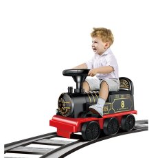 画像1: こども用 電動乗用玩具 レトロ蒸気機関車 Kids Ride On Retro Steam Locomotive (1)