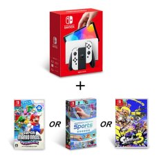 画像2: Nintendo Switch（有機ELモデル) + 選べるソフトセット Nintendo Switch (OLED) + Software Set (2)