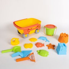 画像4: J'ADORE 砂遊びのワゴン 16個セット J'ADORE Sand Toy Set with Wagon 16 Pc (4)