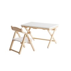 画像1: 折りたたみ機能付きキッズデスク&チェアセット KIDS DESK&CHAIR SET (1)