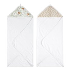 画像3: エイデンアンドアネイ フード付きタオル 2枚セット aden+anais Hooded Towels 2pack (3)