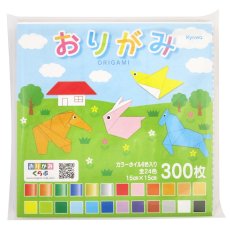 画像4: おりがみ 24色 300枚 x 4 セット Origami 24colors 300pcs x 4sets (4)