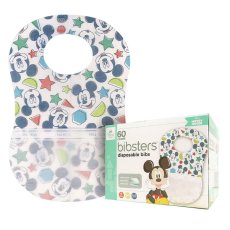 画像1: ディズニービブスター 使い捨てエプロン60枚入り Disney Bibster 60 count (1)