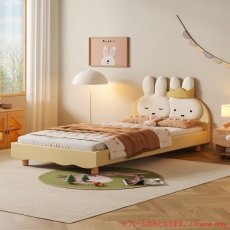 画像1: Miffy & Aesthetik Kids ミッフィーベッド シングルサイズ (フレームのみ) Miffy & Aesthetik Kids Miffy Bed Single Frame / Frame only (1)