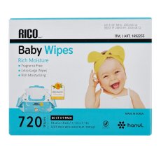 画像1: RICO 赤ちゃん用 おしりふき 720枚 RICO BABY WIPES 720CT (1)