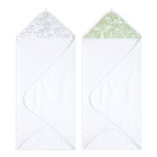 画像1: エイデンアンドアネイ フード付きタオル 2枚セット aden+anais Hooded Towels 2pack (1)