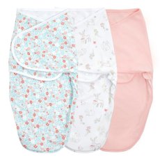 画像1: エイデンアンドアネイ エッセンシャルズ ラップスワドル（おくるみ） 3パック aden+anais essentials Wrap Swaddle 3 pack (1)