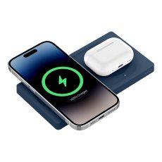 画像2: Belkin BoostCharge Pro MagSafe 2-in-1磁気ワイヤレス充電器 15W Belkin 2-in-1 Wireless Charging Pad with Official MagSafe Charging 15W (2)