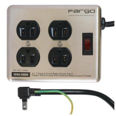 画像1: Fargo スチールタップ AC4個口 AC STEEL TAP 4PORT (1)