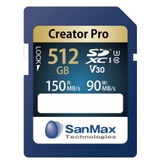 画像1: サンマックス SDXCカード 512GB Creator Pro SanMax SDXC Card 512GB Creator Pro (1)