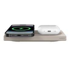 画像5: Belkin BoostCharge Pro MagSafe 2-in-1磁気ワイヤレス充電器 15W Belkin 2-in-1 Wireless Charging Pad with Official MagSafe Charging 15W (5)