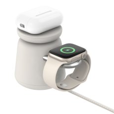 画像3: Belkin BoostCharge Pro MagSafe 15W を搭載した 2-in-1 ワイヤレス充電ドック Belkin BoostCharge Pro MagSafe 2-in-1 Wireless Charging Dock 15W (3)