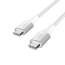 画像2: Belkin BoostCharge USB-C ケーブル240W? 2m ホワイト CAB015BT2MWH Belkin BoostCharge USB-C to USB-C Cable 240W White CAB015BT2MWH (2)