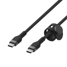 画像2: Belkin BoostCharge Pro Flex USB-C to USB-C ケーブル 60W 1m ブラック CAB011BT1MBK Belkin BoostCharge Pro Flex USB-C to USB-C Cable 60W 1m Black CAB011BT1MBK (2)