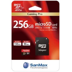 画像2: サンマックス MicroSDカード 256GB Gaming Pro SanMax MicroSD Card 256GB Gaming Pro (2)