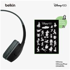 画像5: Belkin 子供用ワイヤレスヘッドホン (ディズニー創立100年限定モデル) Belkin Wireless On-Ear Headphones for Kids with Disney Stickers (5)