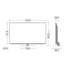 画像3: シャープ アクオス 70インチ 4K 液晶テレビ 4T-C70DN1 SHARP AQUOS 70-Inch 4K LCD TV 4T-C70DN1 (3)