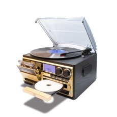 画像4: クマザキエイム オールインワン レコードプレイヤー AR-01G Kumazaki-Aim All-㏌-One Record Player AR-01G (4)