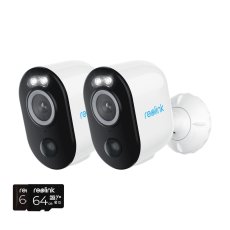 画像1: Reolink（レオリンク）Argus 3 Pro モーションスポットライト付きスマートカメラ/ 64GB SD ２個セット Reolink Argus 3 Pro Wi-Fi Camera / 64GB SD 2 Pack (1)